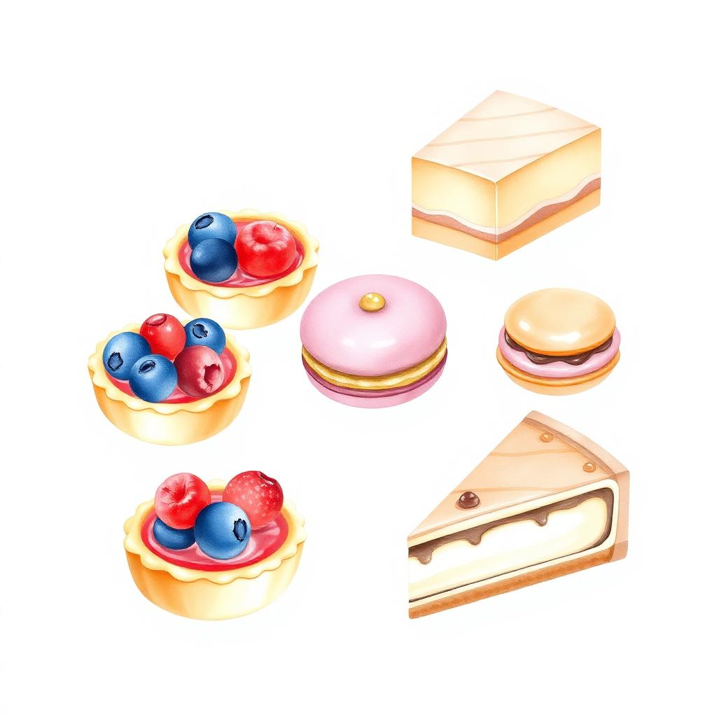 Feine Patisserie – Tartelettes, Macarons und Törtchen